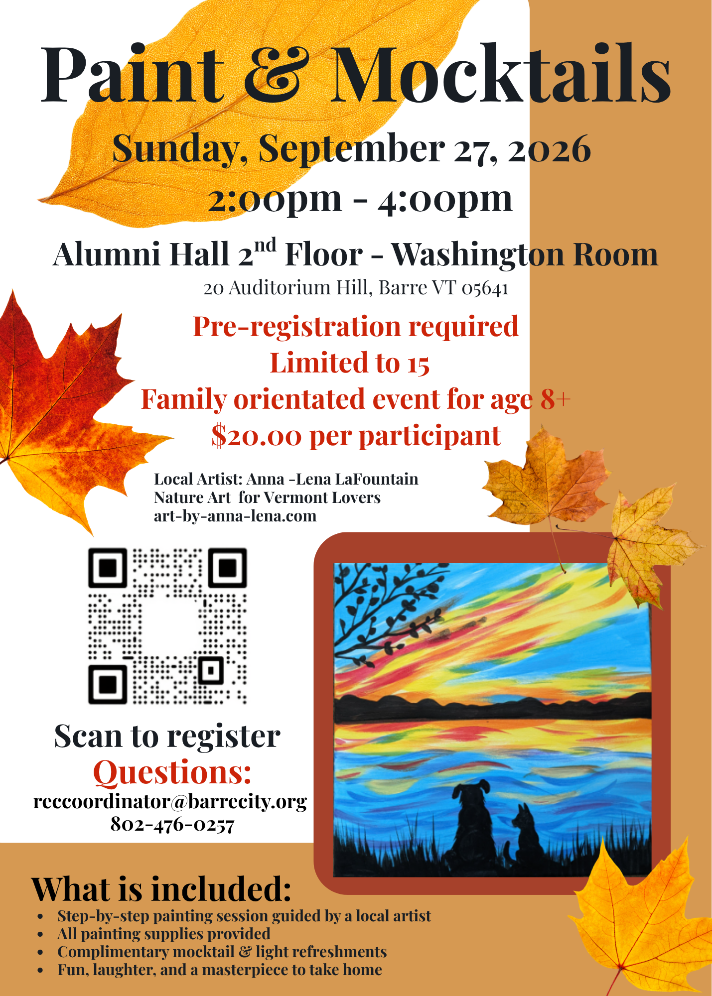 September Paint & Mocktails